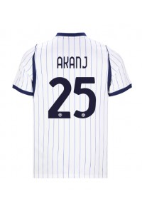 Inter Milan Manuel Akanji #25 Jalkapallovaatteet Vieraspaita 2026-27 Lyhythihainen